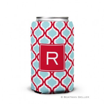 Koozie - Kate Red & Teal