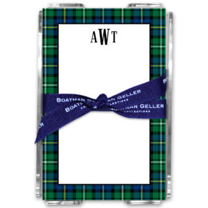 Note Pads - Black Watch Plaid